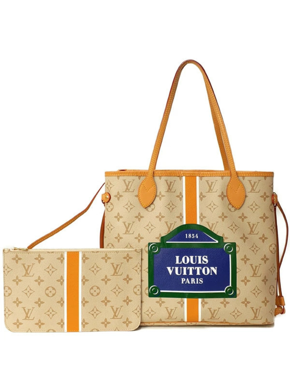 Louis Vuitton Monopanum Neverfull Tote Bag